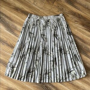 Ted Baker Floral Pleated Printed Midi Skirt